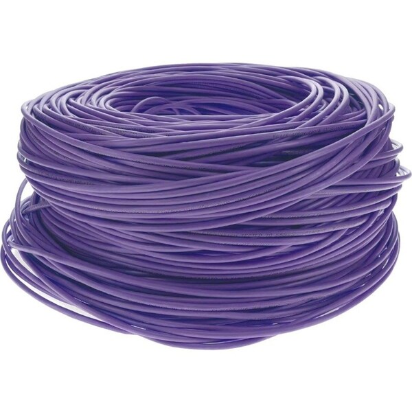 Add-On 1000FT NON-TERMINATED CAT6 SHIELDED STRAIGHT PURPLE STP COPPER PVC PATCH C ADD-CAT61KS-PE - main