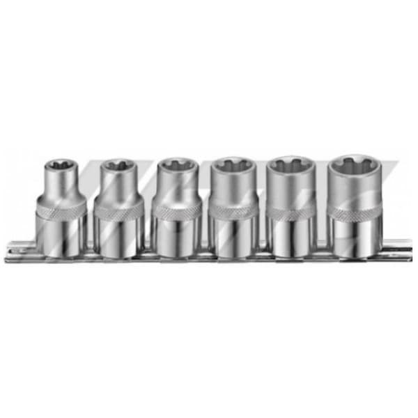Jtc Auto Tools 1/2 in Drive 6-Piece EPL Socket Set, Socket Length 38mm 6672 - main