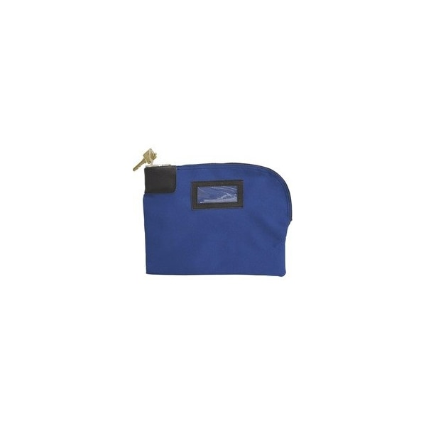 Controltek Carrying Case Cash, Coin, Document, Card, Check, Royal Blue, Canvas Body, 8.5in Height x 11in Width 530312 - main