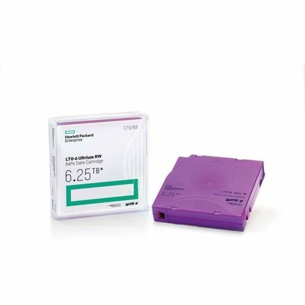 Hpe HP LTO-6 Ultrium 6.25TB RW Data Tape C7976A - main