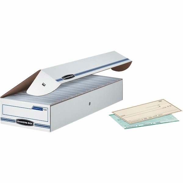 Fellowes Storage Case, 9.3in W, 25in D, 4.1in H, Flip Top Closure, White 00706 - main