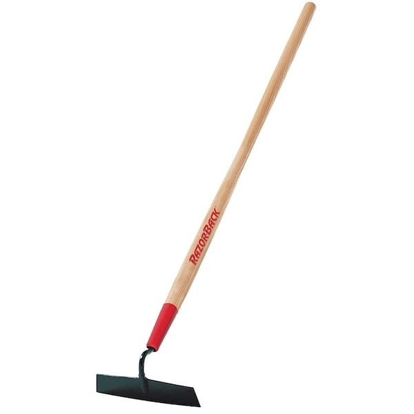 Razor-Back Onion Hoe with Wood Handle, 7 in W Blade, 3-1/2 in L Blade, Steel Blade, Wood Handle 66135 - main