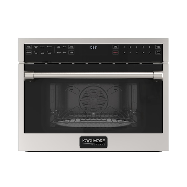 Koolmore Reserve 24 in. Built-In Microwave Convection Oven with Air Fry, 3-in-1 Combo, Sensor Cook, KM-CWO24-AFSS - main