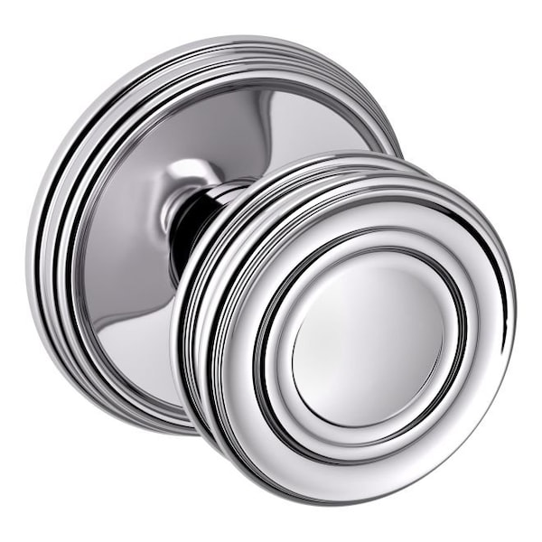 Baldwin Baldwin Preconfigured 5066 Knob with 5078 Rose Half Dummy Lock Bright Chrome Finish 5066260IDM - main