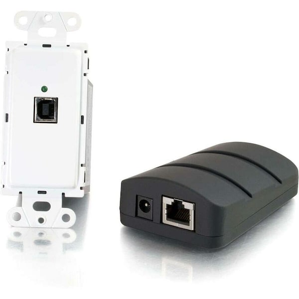 C2G TruLink USB 2.0 Superbooster Wall Plate Transmitter to Dongle Receiver Kit 53878 - main