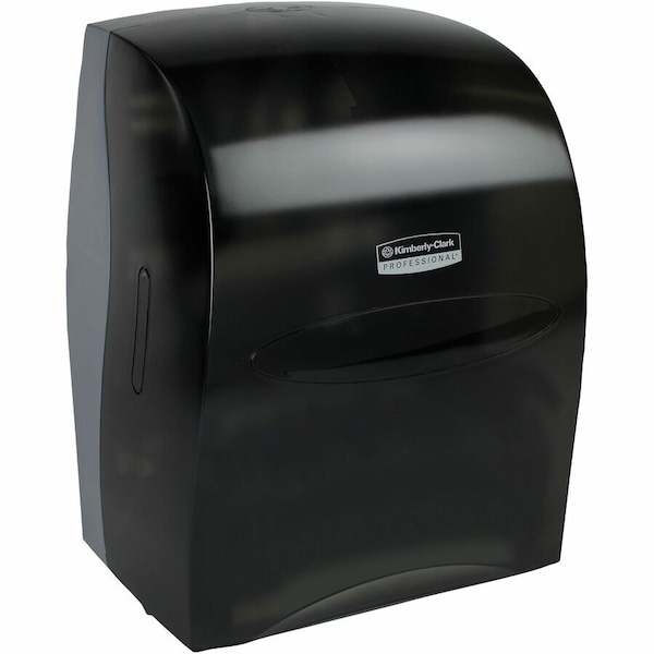 Kimberly-Clark Professional Sanitouch Manual Hard Roll Towel Dispenser, Black, for 1.5" Core, 12.63" x 16.13" x 10.2", Qty 1 09990 - main