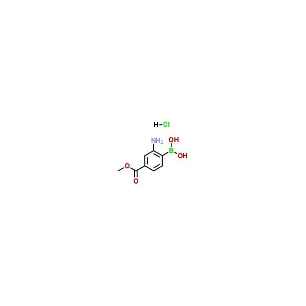 Ak Scientific (2-Amino-4-methoxycarbonylphenyl)boronic acid hydrochloride (25g), CAS 380430-55-7 B546-25g - main