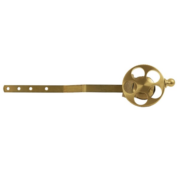 Kingston Brass Front Mount Toilet Tank Lever with Knurled Handle, Brushed Brass KTRKX7 - main