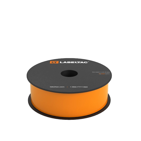 Labeltac LabelTac 4 and Pro Model High Performance 10-Year Vinyl Supply 1.5in x 150ft, Hi-Vis Orange LT1521HP - main