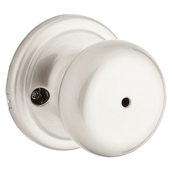 Kwikset Signature Series Privacy Door Knob, Satin Nickel 730H156ALRCSBX - main