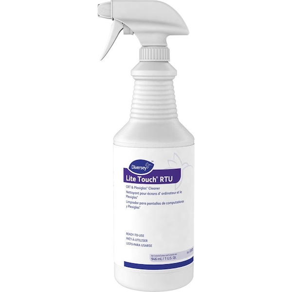 Diversey Liquid Acrylic Barrier Cleaner, Purple, Unscented, Trigger Spray Bottle, 12 PK 03970. - main