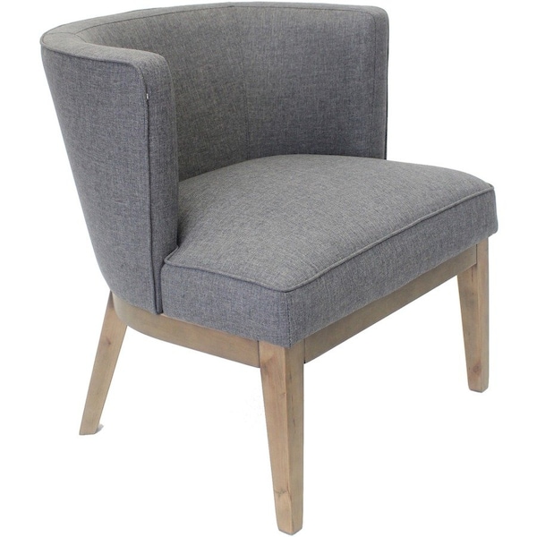 Boss Ava Accent Chair, 29" L 28" H, Fixed B529DW-SG - main