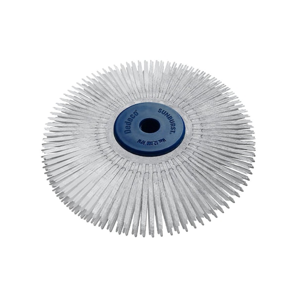 Dedeco SUNBURST 4" X 1/2" TS WHITE 120 GRIT (A/O) 2434 - main