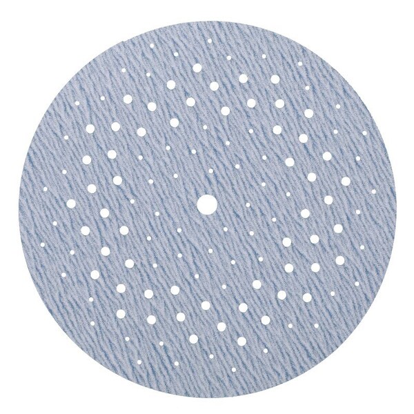 Norton Co 0 Sanding Disc, 5 in Dia, 1116 in Arbor, Coated, P220 Grit, Very Fine, Alumina Ceramic Abrasive 3227 - main