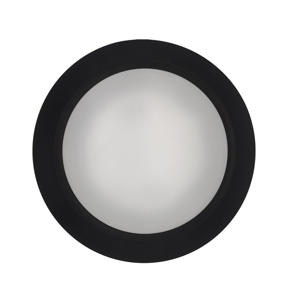 Bulbrite 25W LED 10" Disc, 3000K, 2000lm, Black 773278 - main