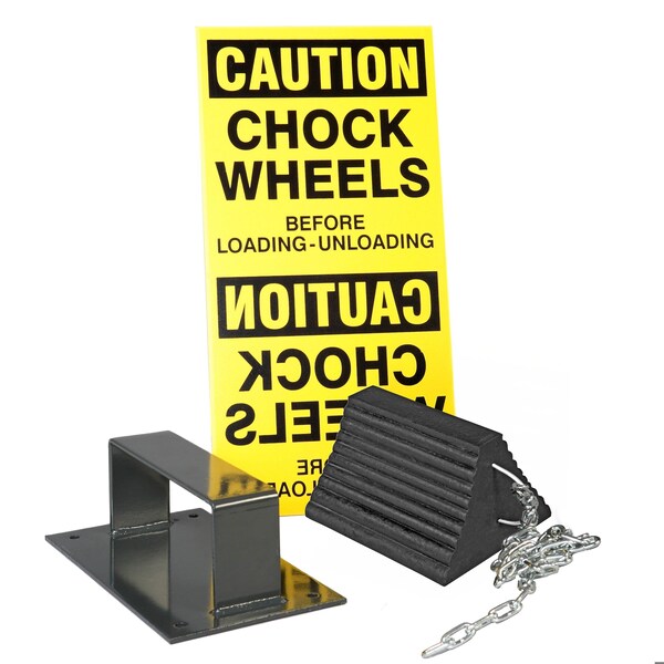 Ideal Warehouse Innovations Wheel Chock Safety System Package 60-7248-689U - main