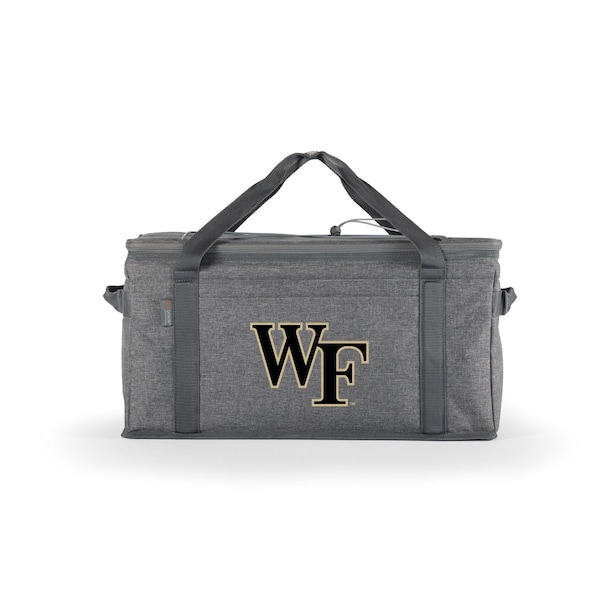 Picnic Time Family Of Brands NCAA Wake Forest Demon Deacons 64 Can Collapsible Cooler, Large Insulated Soft Cooler Bag 716-00-105-614-0 - main