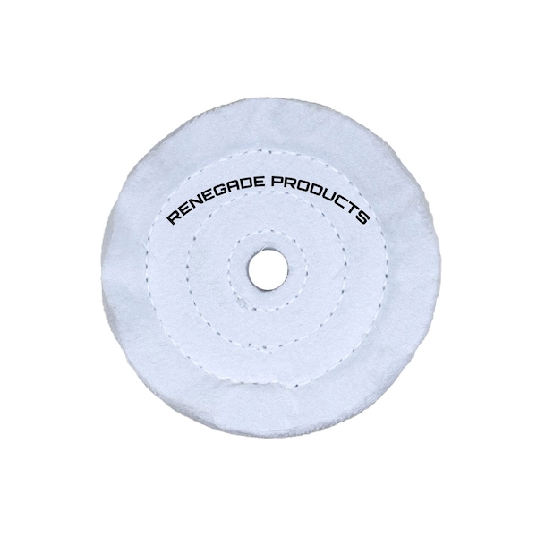 Renegade Products Usa Specialty Stitched Buffing Wheels (Lil' Mo' Money: 5" 60-Ply) FCV5X60PDFSSS-3RS - main