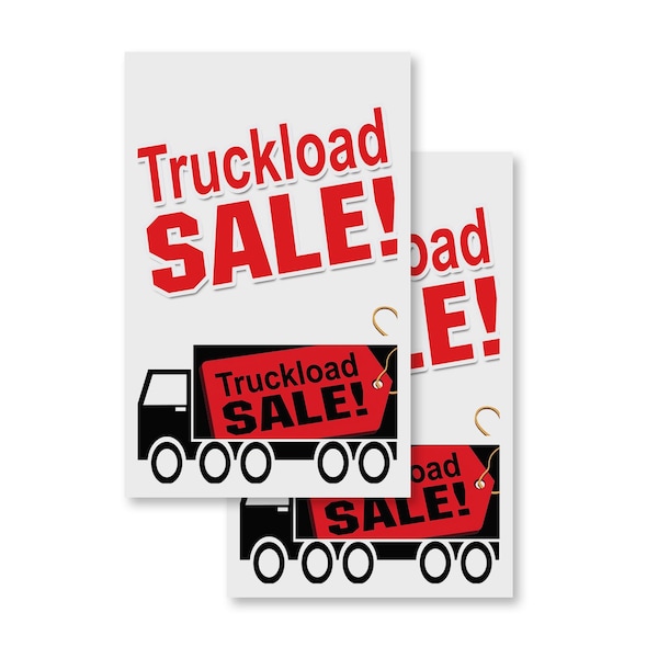Signmission Truckload Sale, Vinyl Decals Only 24 Inch x 36 Inch, Vinyl Decal, 2PK DSB-2436-2PACK-Truckload Sale - main