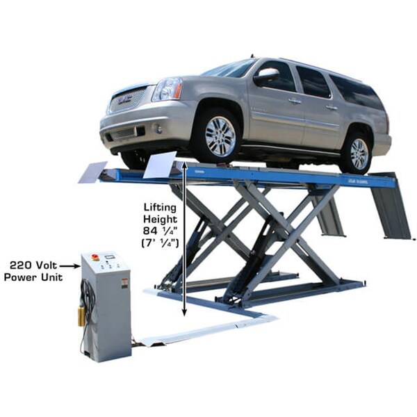 Atlas Automotive Equipment 12Awfsl 12,000 Lb. Capacity Alignment Scissor Lift W/ Wheels-Free System ATTD-12AWFSL-N - main