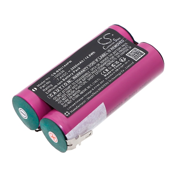Ilc Bauer-Bosch Uneo Replacement 7.4V 2AH Battery UNEO BATTERY - main
