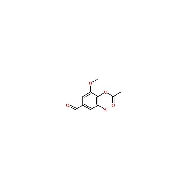 Ak Scientific 2-Bromo-4-formyl-6-methoxyphenyl acetate (5g), CAS 308088-29-1 9779AD-5g - main