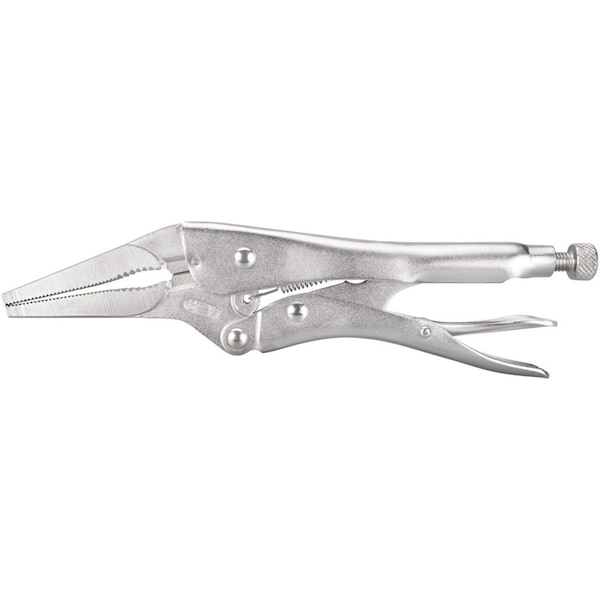 Perform Tool Pliers Long Nose Locking; 9 In Length; NonReversible; With Automatic Return; Chrome Vanadium Steel W30760 - main