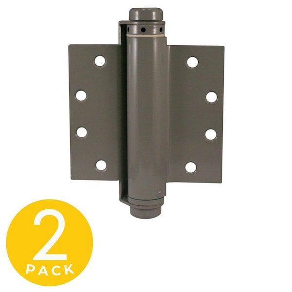 Trans Atlantic Co. 6 in. x 4.5 in. Single Acting Barrel Spring Square Corner Door Hinge with Fixed Pin - Pack of 2 DH-5579645-USP - main