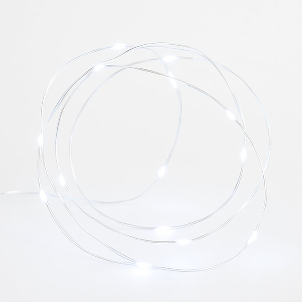 Elegani 100 LED Warm White Fairy Lights - 33 Ft Silver Copper Wire String Lights, Warm White Glow PH-600097-WWH - main