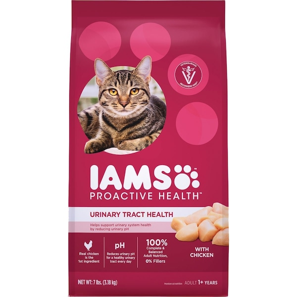 Iams Proactive Health Urinary Tract Formula 7 Lb. Chicken Flavor Adult Dry Cat Food 109060 - main