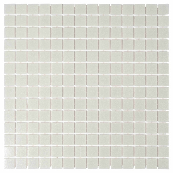 Apollo Tile Dune 12 in. x 12 in. Glossy Cloud Gray Glass Mosaic Wall and Floor Tile 20 sq. ft./case, 20PK APLSA88GR701A - main