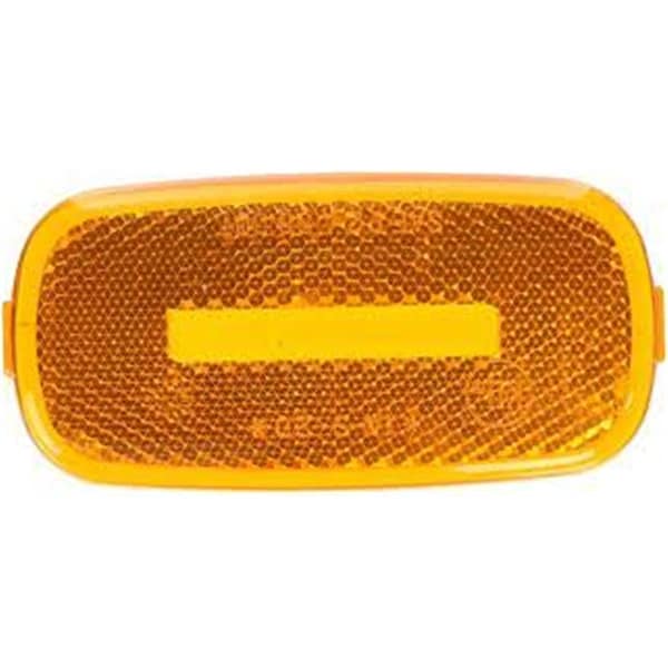 Bookazine Amber Replacement Lens for Standard 4 x 2 Marker Lights TI1865781 - main