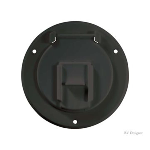 Rv Designer B123 4.3 x 2.3 in. Deluxe Hatch Cable Black S96-B123 - main