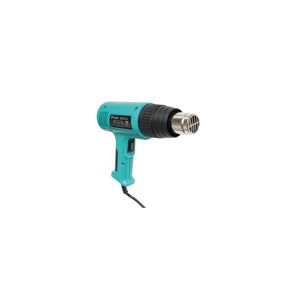 Cable Wholesale Heat Gun w/ Accessories in blow molded case. Includes hook nozzle, slit nozzle, deflector 9005-10290 - main