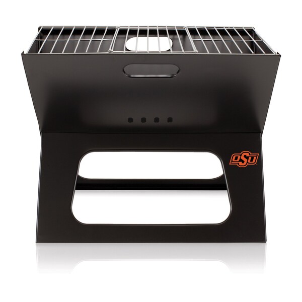 Picnic Time Family Of Brands NCAA Oklahoma State Cowboys X-Grill Portable Grill - Camping Grill 775-00-175-464-0 - main