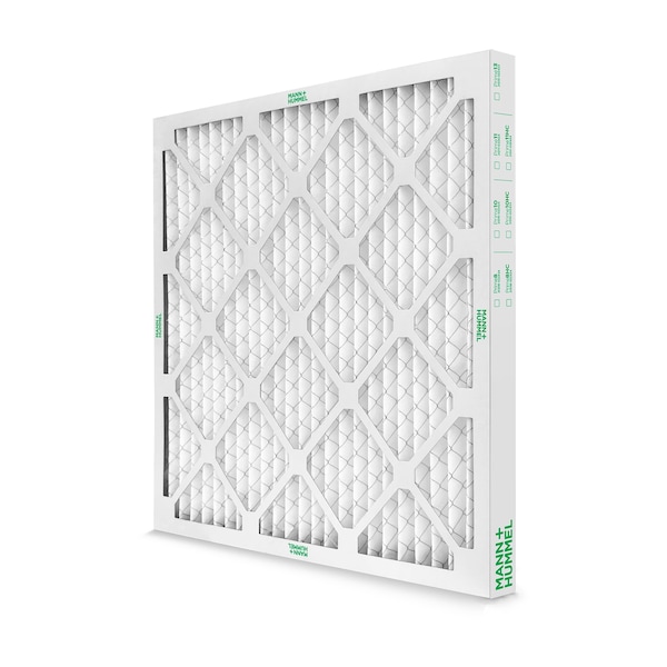 Mann+Hummel 20x20x2 Pleated Air Filter, High Capacity, Synthetic Fibers, MERV 8, 1.0 to 3.0 Micron 21308-022020 - main