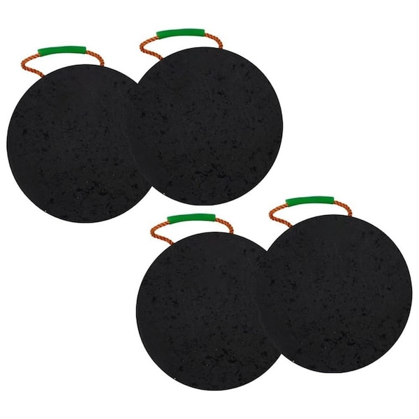 Mytee Products Round Outrigger Pad 15in Diameter, 1.5in Thick, 50,000 lbs WLL, 4PK ORP-Round-15x15x4 - main