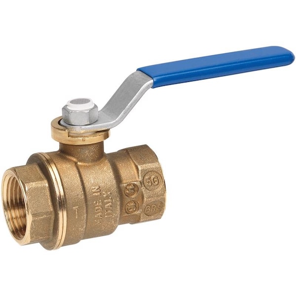 Homewerks 2 in. Brass FIP Ball Valve Full Port Quarter-Turn Lever For Water/Oil/Gas 116-2-2 - main