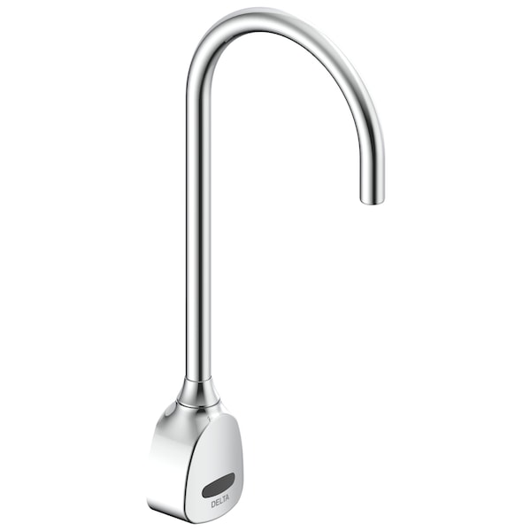 Delta Commercial 1500T Series Wallmount Electronic Se Gooseneck Fct, Hw, 1.5Gpm, R35 Spout In Chrome 1500TF4670-R35 - main