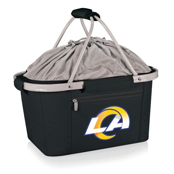 Picnic Time Family Of Brands NFL Los Angeles Rams - Metro Basket Collapsible Cooler Tote 645-00-175-334-2 - main