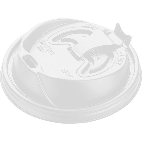Dart Optima Reclosable Lid, 12-24oz Foam Cups, White, PK100 PK 16RCL - main