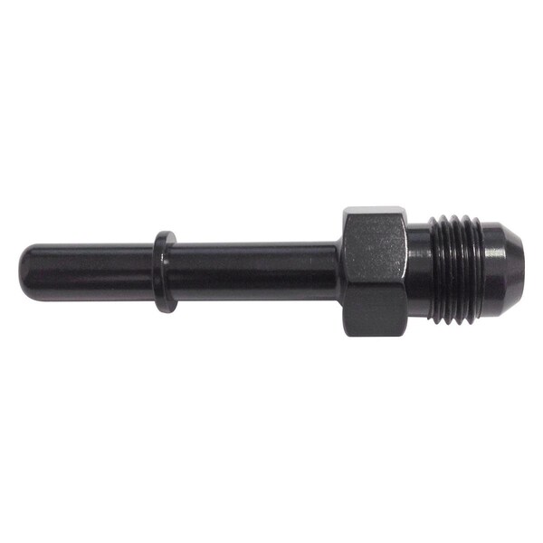 Fragola 491994-BL -6 AN x 0.37 in. EFI Fuel Adapter Fitting - Black FRG491994-BL - main