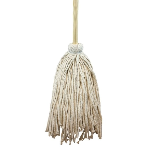 Chickasaw Zephyr ShineUp Deck Mop, 20 oz Headband, 54 in L, CottonSynthetic Mop Head, Metal Handle 11021L - main