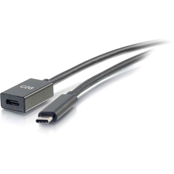 C2G 1ft USB C Extension Cable - USB C to USB C Extension Cable - USB 3.1 Gen 1 - 5Gbps - M/F 28655 - main