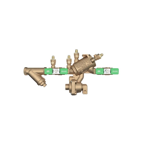 Wilkins 1/2in 975XL3 RP Ball Vlv NPT SXL Strainer Top Access Lead Free 12-975XL3S - main