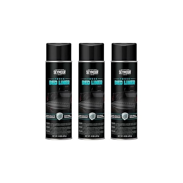 Seymour Midwest Truck Bed Liner, Specialty Automotive Truck Bed Coating Spray Paint net 15 oz., 3PK 2041-3 - main