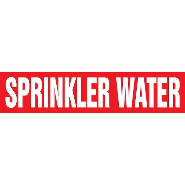 Accuform ASME ANSI PIPE MARKER SPRINKLER RPK665STB - main