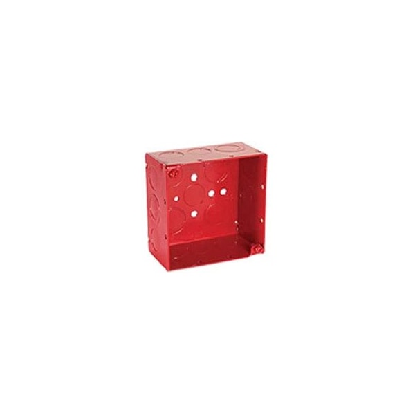 Raco Electrical Box, 30.3 cu in, Square Box Type, 2 Gangs, Galvanized Steel, Square Shape 911-3 - main