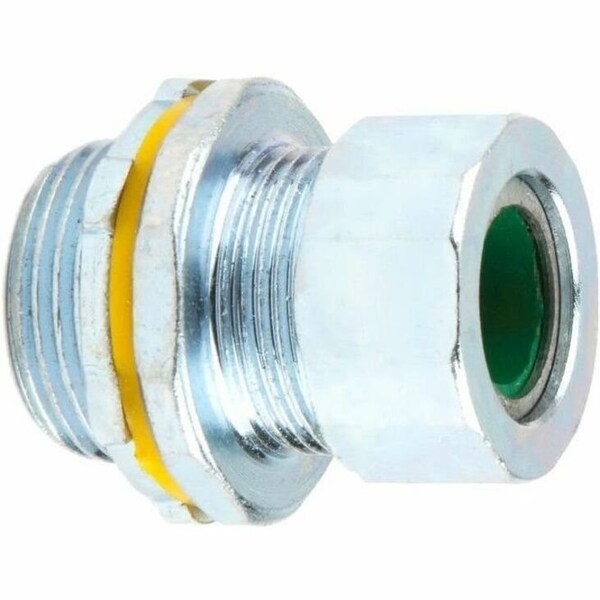 Dottie L.H. Dottie 1/2'' Steel Strain Relief Connector (Green Grommet), 25PK SR50A560 - main