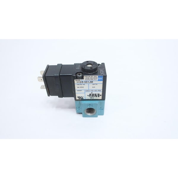 Mac Pneumatic Solenoid Valve 24V-Dc 1/4In 150Psi 113B-501JM - main